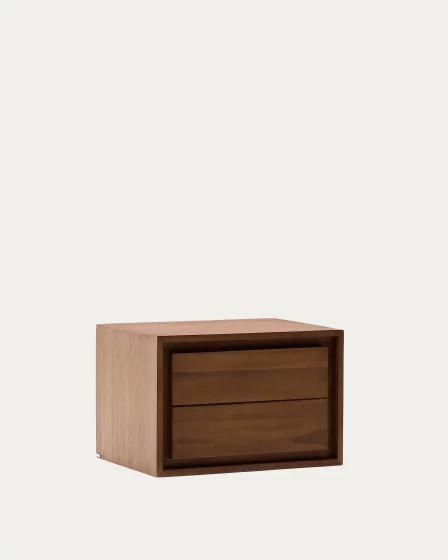 Мебель для ванной из массива тикового дерева с отделкой под орех 60X45 CM 1