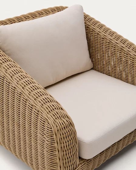 Кресло Meria из синтетического ротанга с ножками из массива акации FSC 100% 99X95X81 CM 5