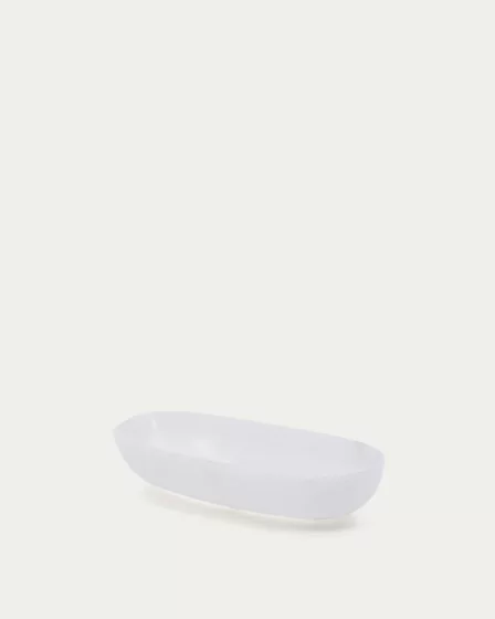 Белое сервировочное блюдо Eval 25X10X5 CM 1