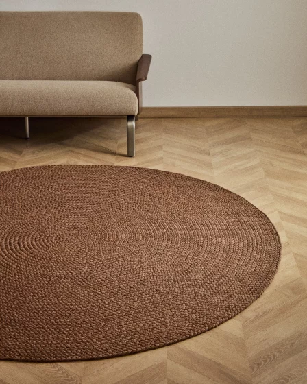 Ковер Despas из синтетических волокон терракотовый 200X200X1 CM 2