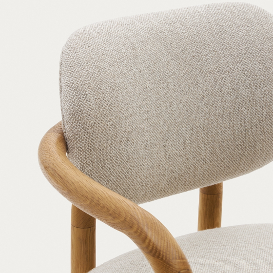 Стул из массива дуба Melqui 56X59X77 CM 5