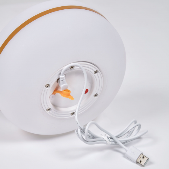 Переносная настольная лампа Tea 18X18X28 CM горчичного цвета 5