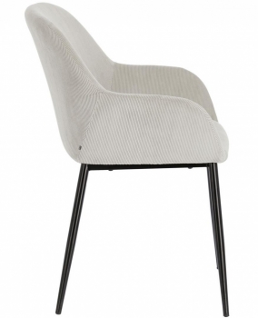 Стул с подлокотниками Konna 59X52X83 CM светло-серый