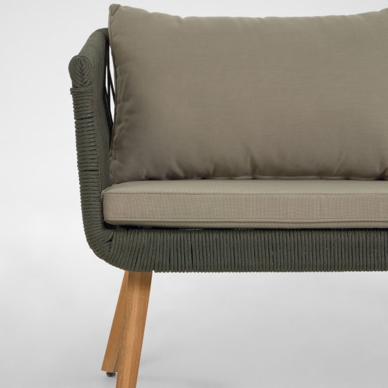 Комплект садовой мебели диван и два кресла Inti 130X67X73 / 61X67X75 / 61X67X75 CM 3