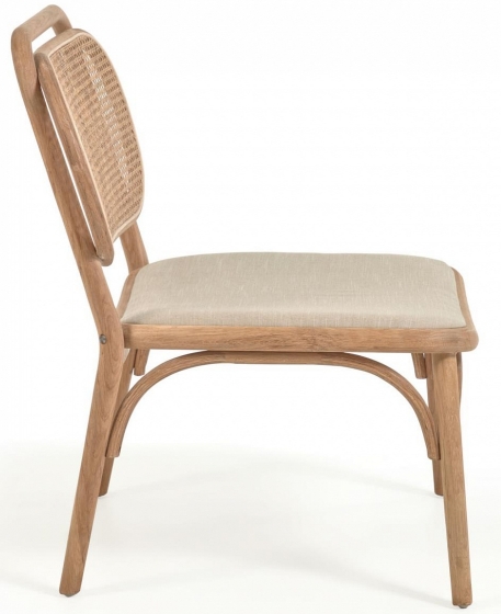 Кресло из массива дуба с мягким сиденьем Doriane 77X62X83 CM 2