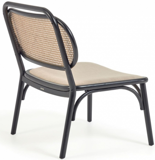 Кресло из массива вяза с мягким сиденьем Doriane 77X62X83 CM 2