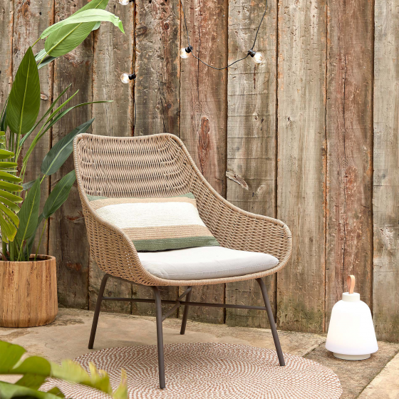 Садовое кресло Abeli 68X67X75 CM бежевое 2