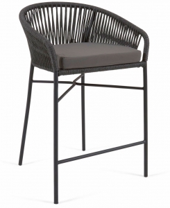 Барный стул Yanet 55X50X85 CM чёрного цвета