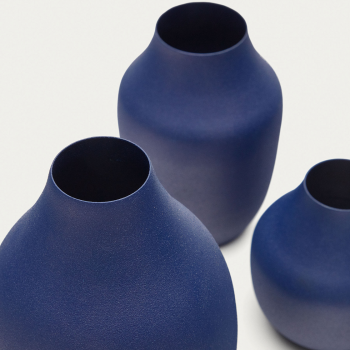 Набор из трёх декоративных ваз Pubol 11X11X20 / 9X9X10 / 10X10X14 CM