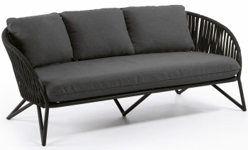 Диван Branzie 180X90X77 CM чёрного цвета
