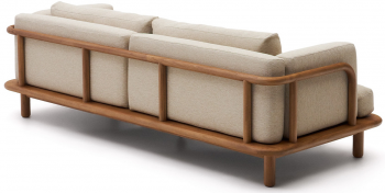 Диван с каркасом из тика Turqueta 230X100X74 CM