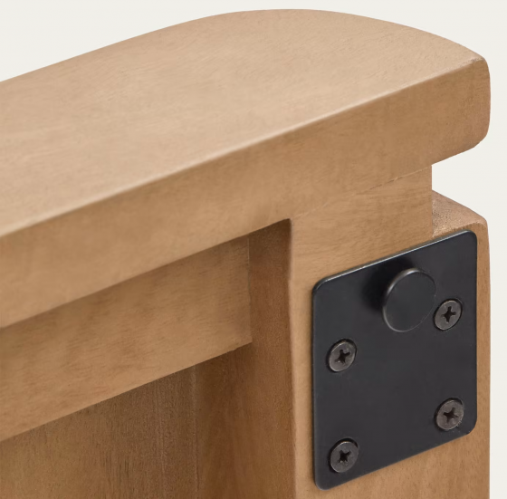 Изголовье из массива манго Licia 110X95 CM 3