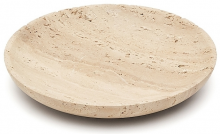 Декоративный поднос из травертина Madlena Ø18 CM