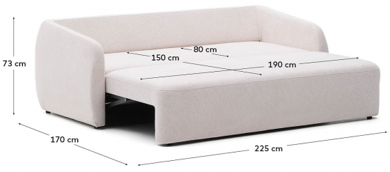 Диван-кровать Laira 218X102-170X88 CM 8