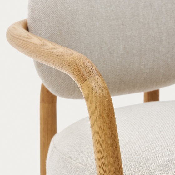 Кресло из массива дуба Melqui 70X70X70 CM 4