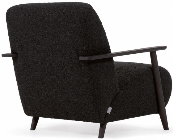 Кресло Marthan 77X83X78 CM букле чёрного цвета 2