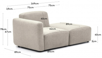 Модульный диван Neom 169X89X78 CM