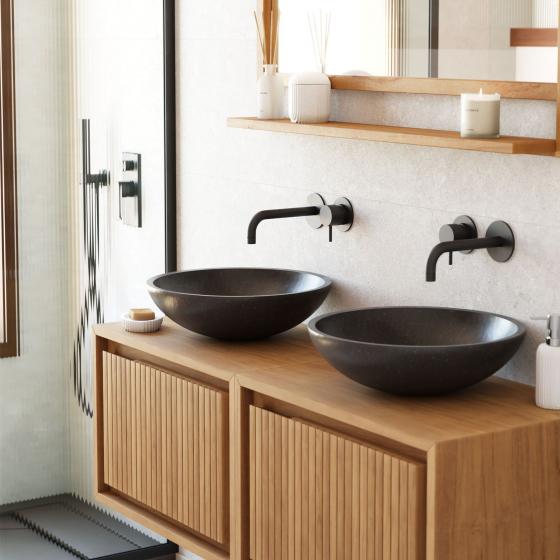 Раковина Kuveni 40X40X11 CM чёрная 2