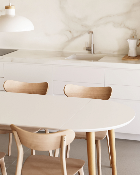 Раздвижной стол Oqui 90X90-170X76 CM 6