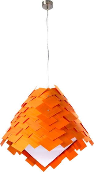 Люстра с мозаичным плафоном Armadillo S 60X50X60 CM оранжевая 2