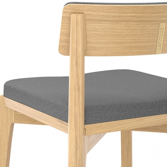 Стул барный Aska 50X50X99 CM серый 2