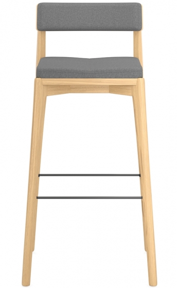 Стул барный Aska 50X50X99 CM серый 5