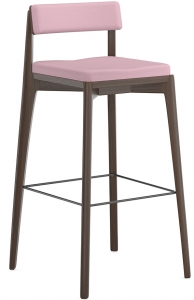 Стул барный Aska 50X50X99 CM розовый