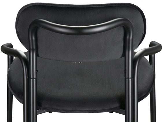 Набор из двух барных стульев Ror 54X61X100 / 54X61X100 CM чёрного цвета 5