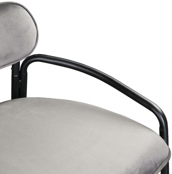 Набор из двух барных стульев Ror 54X61X100 / 54X61X100 CM серого цвета 6