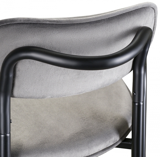 Набор из двух барных стульев Ror 54X61X100 / 54X61X100 CM серого цвета 4