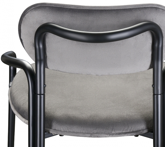 Набор из двух барных стульев Ror 54X61X100 / 54X61X100 CM серого цвета 5
