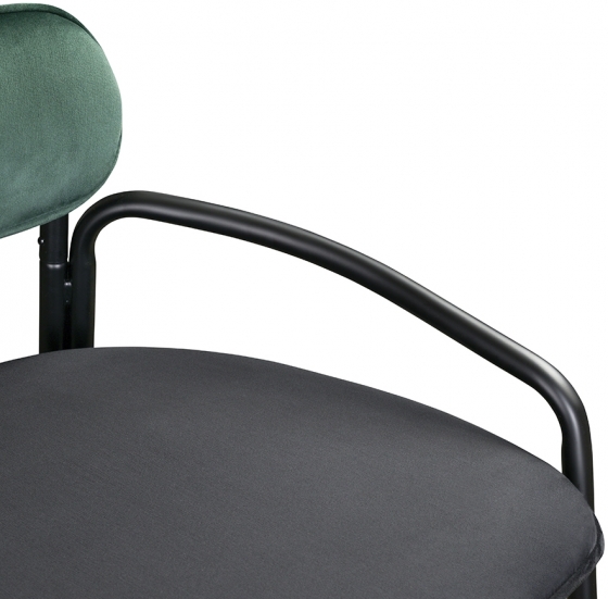 Набор из двух полубарных стульев Ror 53X60X80 / 53X60X80 CM тёмно-зеленого цвета 6
