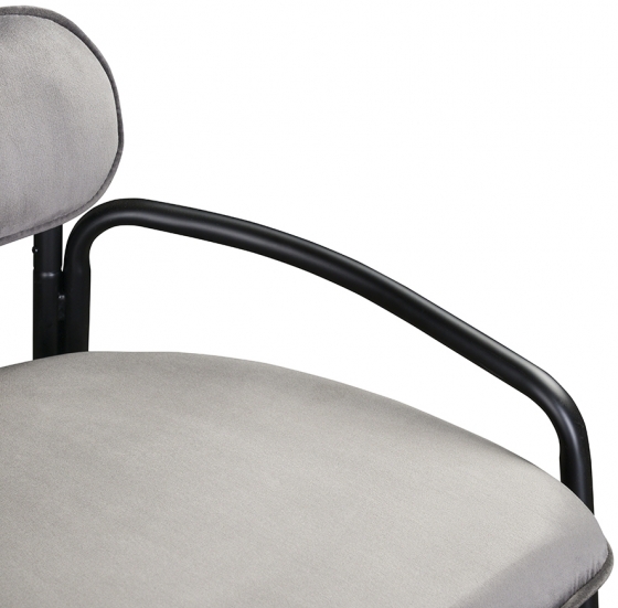 Набор из двух полубарных стульев Ror 53X60X80 / 53X60X80 CM серого цвета 6