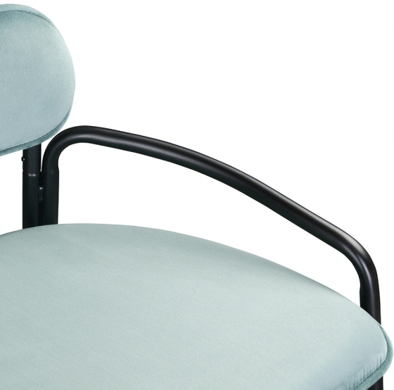 Набор из двух полубарных стульев Ror 53X60X80 / 53X60X80 CM светло-бирюзового цвета 6