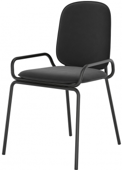 Стул Ror double frame 50X56X82 CM чёрный
