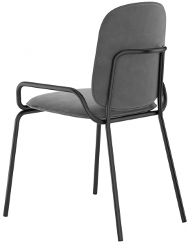 Стул Ror double frame 50X56X82 CM серый