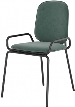 Стул Ror double frame 50X56X82 CM зелёный
