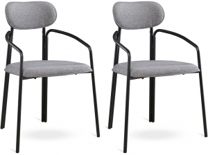 Набор из 2 стульев Ror 50X58X83 / 50X58X83 CM серого цвета