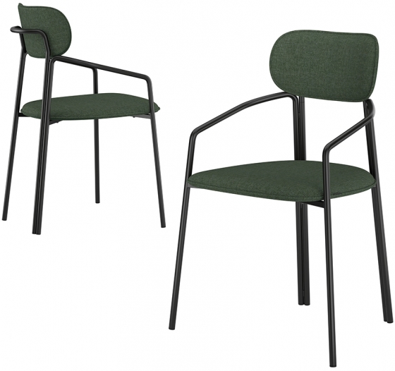 Стул Ror 57X49X83 CM зелёный 6