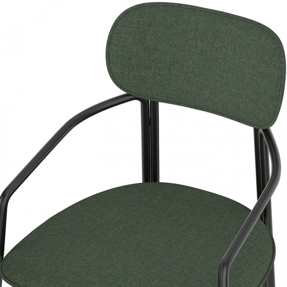 Стул Ror 57X49X83 CM зелёный 4