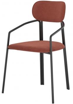 Стул Ror 57X49X83 CM тёмно-красный
