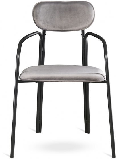 Набор из 2 стульев Ror 50X58X83 / 50X58X83 CM серого цвета 2