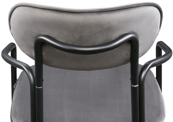 Набор из 2 стульев Ror 50X58X83 / 50X58X83 CM серого цвета 5