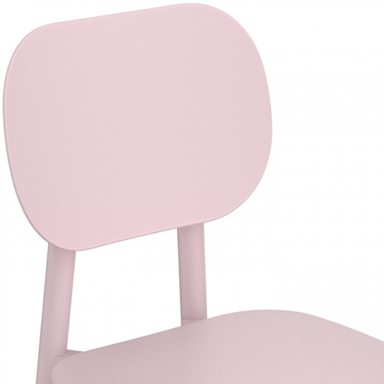 Стул Saga 44X53X88 CM розовый 5