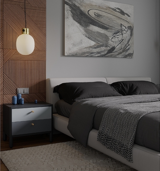 Тумба прикроватная Saga 55X40X50 CM 7