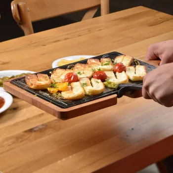 Доска с чугунной вставкой Cookware 30X16 CM