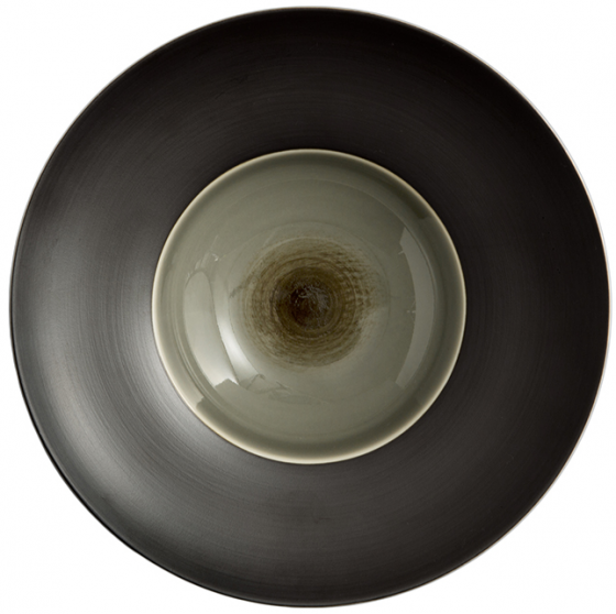 Глубокая фарфоровая тарелка Ekate Ø24 CM 2