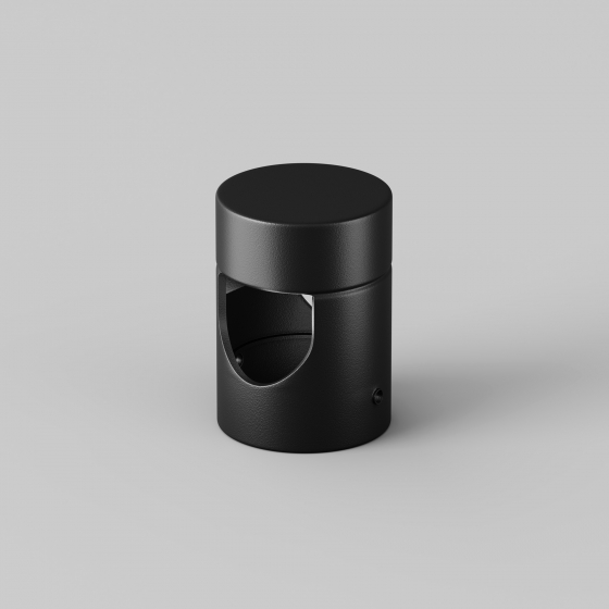 Комплектующие для гибкого неона Круглый 360° черные 2