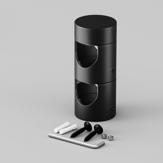 Крепление для монтажа круглого неона 360° D18 черный 4