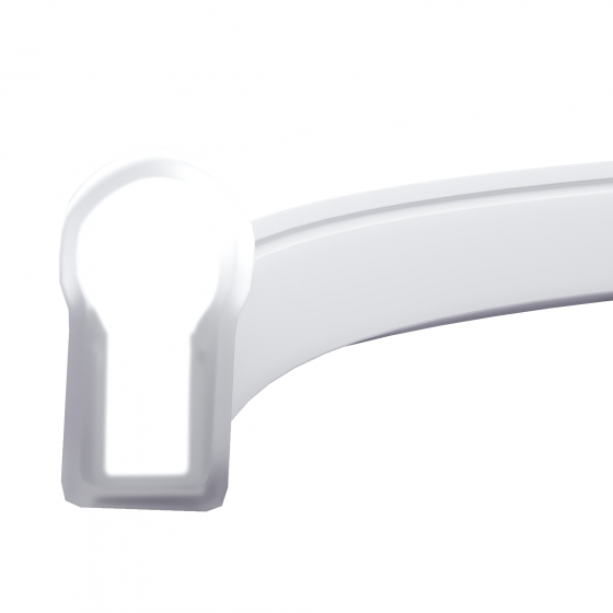 Гибкий неон 220В белый 50м 1